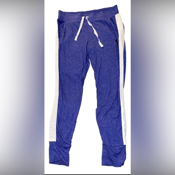 PINK Victoria's Secret Sleepwear Pants, blue with white stripe. Size medium - Picture 6 of 14